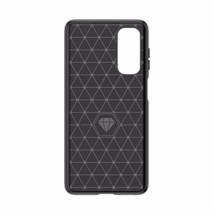 Гибкий чехол с карбоновым узором для Samsung Galaxy M54 Carbon Case - чёрный