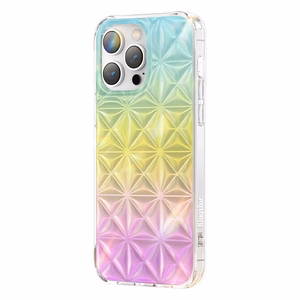 Kingxbar Miya Series dėklas iPhone 14 Plus galinis dangtelis vaivorykštės galinis dangtelis