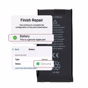 Аккумулятор совместимый с iPhone 13 Mini / Самодиагностика / Настройки: Оригинал /