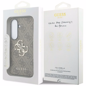 Dėklas Guess PU 4G Metal Logo Samsung S942 S26 rudas