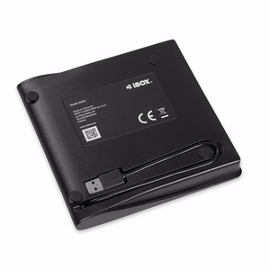 iBox IED02 optinių diskų įrenginys DVD-ROM Juoda