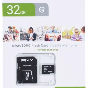 PNY Performance Plus 32GB MicroSDHC Class 10 atminties kortelė