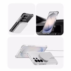 Rock Crystal Clear магнитный чехол для Samsung Galaxy S26 Ultra прозрачный-чёрный