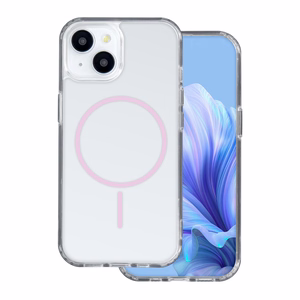 Anti Shock Thin Mag dėklas for iPhone 16 Pro Max 6,9" rožinis