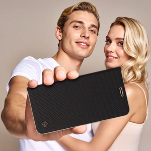 Wonder Frame anglies dėklas telefonui Samsung Galaxy M15 5G juodas