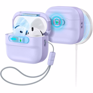 ESR Pulse HaloLock MagSafe Case for Apple AirPods 4 / 5 - purple