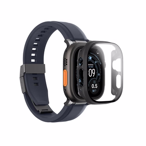 Защитное стекло AmazingThing Radix с чехлом для Apple Watch Ultra 3 49 мм — чёрный