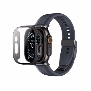 Защитное стекло AmazingThing Radix с чехлом для Apple Watch Ultra 3 49 мм — чёрный