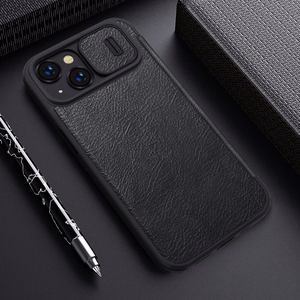 Чехол Nillkin Qin Pro Leather Apple iPhone 14 Plus синий