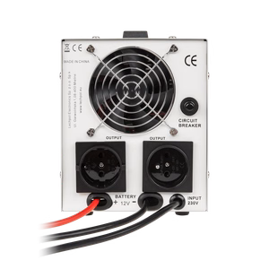 KEMOT PROsinus-500 pure sine wave UPS inverter with charging function, 12 V/230 V, 500 VA/300 W