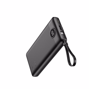 Išorinė baterija POWER BANK VEGER C10 10000mAh (USB,USB-A,Type-C,MicroUSB,lightning) juoda