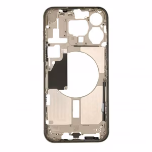 Средняя рамка для iPhone 15 Pro / White Titanium / OEM