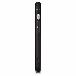 iCarer odinis Oil Wax dėklas, padengtas natūralia oda, telefonui iPhone 14 Plus mėlynas (WMI14220719-BU)
