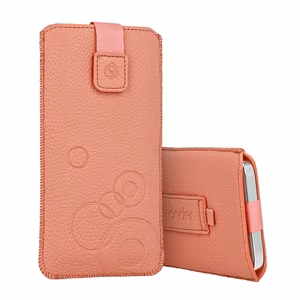 WONDER Deko Pouch чехол (размер XXL) для Samsung S25 Ultra/S24 Ultra/M35/M23/A16 5G/Xiaomi Redmi 14C персиковый