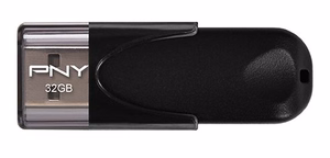 PNY Attaché 4 2.0 32GB USB atmintinė USB Type-A juoda