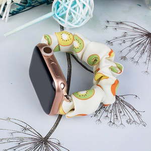 Fabric band for Apple Watch 38 / 40 / 41 mm strap bracelet rubber band - kiwi