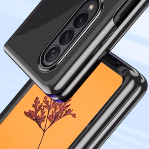 Plating Case чехол для Samsung Galaxy Z Fold 4 чехол с металлической рамкой синий