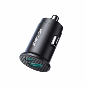Įkroviklis automobilinis Joyroom (JR-CCN16) (1xUSB-C; 1xUSB; 15W) juodas