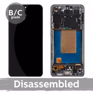 LCD Display Compatible With Samsung S721 S24 FE with Frame / Graphite (Black) / (8.5/10 Disassembled)