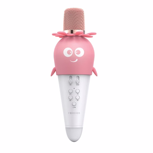 "Forever Bluetooth" mikrofonas su garsiakalbiu AMS-200 rožinės spalvos