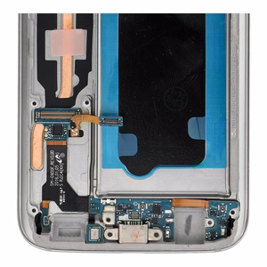 Дисплей FixCell LCD Samsung S7 с рамкой золотой (refub)