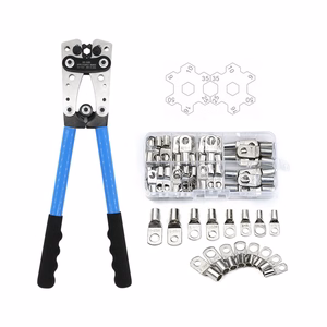 Large cable lug crimper set, 60 pcs., E6080