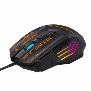 Проводная оптическая игровая мышь Wozinsky WMGK-1179W, 7200 DPI, с подсветкой, черная