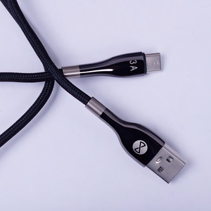 Forever Sleek кабель USB - USB-C 1,0 m 3A чёрный