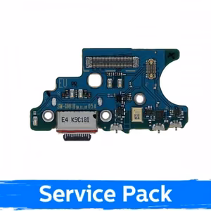 Įkrovimo jungtis skirta Samsung G980 S20 su lankstiu kabeliu / Plata (Service Pack)
