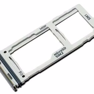 SIM kortelės laikiklis Samsung M526 M52 5G baltas originalus (service pack)