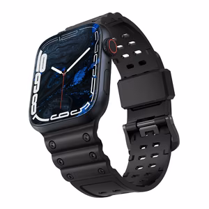 Dirželis Triple Protection Apple Watch 38 / 40 / 41 mm apyrankės dirželis - juodas