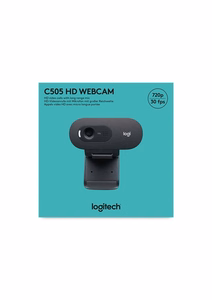 Logitech C505 веб-камера 1280x720 USB, чёрная