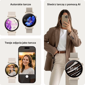 Išmanusis laikrodis Bloomdust šampano aukso SB-380 Forever