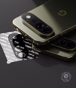 Ringke Tempered Glass kameros objektyvų apsauga, skirta „Google Pixel 11 Pro“, 2 vnt. – juoda