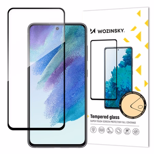 Защитное стекло для экрана "Wozinsky 5D Full Glue" Samsung G990 S21 FE чехол-футляр черный