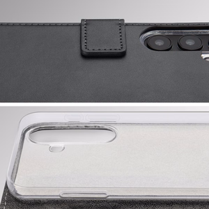 Mobilize Classic Gelly piniginės tipo dėklas Xiaomi Redmi Note 15 Pro+ 5G juodas
