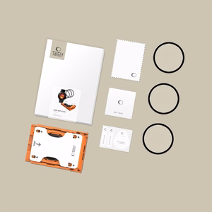 Tech-Protect Easy Set Flex+ 3 vnt. hibridinis stikliukas Xiaomi Watch 5 juodas
