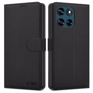 Tech-Protect Wallet dėklas skirtas Motorola Moto G57 Power / G67 Power - juodas