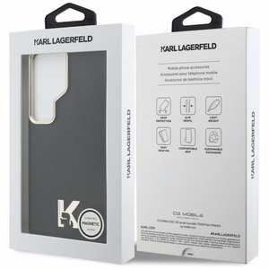 Karl Lagerfeld K Metal Logo MagSafe Чехол для Samsung Galaxy S26 Ultra - чёрный