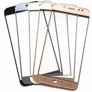 Внешнее стекло экрана для Samsung J730 J7 2017 серебристый светло-синий HQ