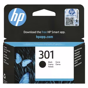 Originali HP 301 rašalo kasetė (CH561EE#UUS), juoda, standartinės talpos, 3 ml, skirta DeskJet 1050 / 2050