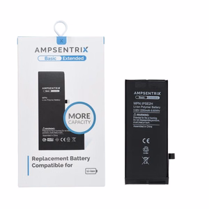 AmpSentrix Basic battery for iPhone SE 2020 (high capacity 2250 mAh)