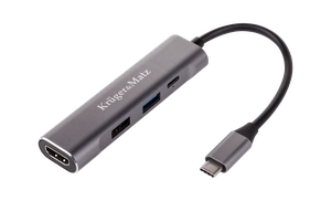 USB-C hub adapter to HDMI/USB 3.0/USB 2.0/USB-C port