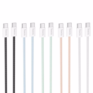Кабель Hoco X104 60W USB-C на USB-C 2.0m чёрный