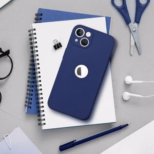 Case for iPhone 15 PRO MAX Soft dark blue