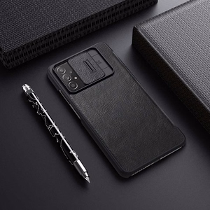 Nillkin Qin кожаный чехол-книжка для Samsung Galaxy A73 красный