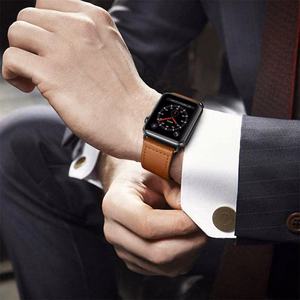 TECH-PROTECT LEATHERFIT APPLE WATCH 4 / 5 / 6 / 7 / 8 / 9 / SE / ULTRA 1 / 2 (42 / 44 / 45 / 49 MM) коричневый