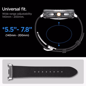 Spigen Enzo ремешок для Samsung Galaxy Watch 40/44/46 mm — черный