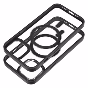 Dėklas Color Edge Mag Cover (MagSafe) skirtas iPhone 14 juodas