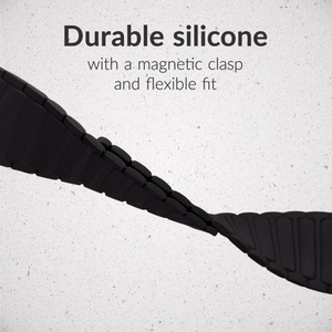 Mobilize Silicon Watch Band - Magnetic - for Apple 42/44/45/49mm - Black